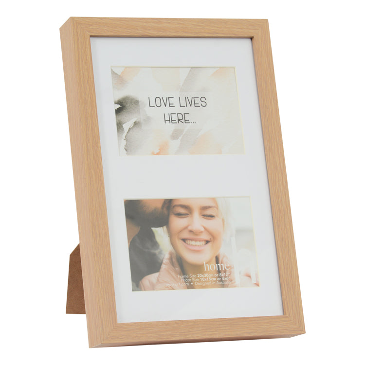 Home 8x12 Oak Frame with 2 4x6 Openings