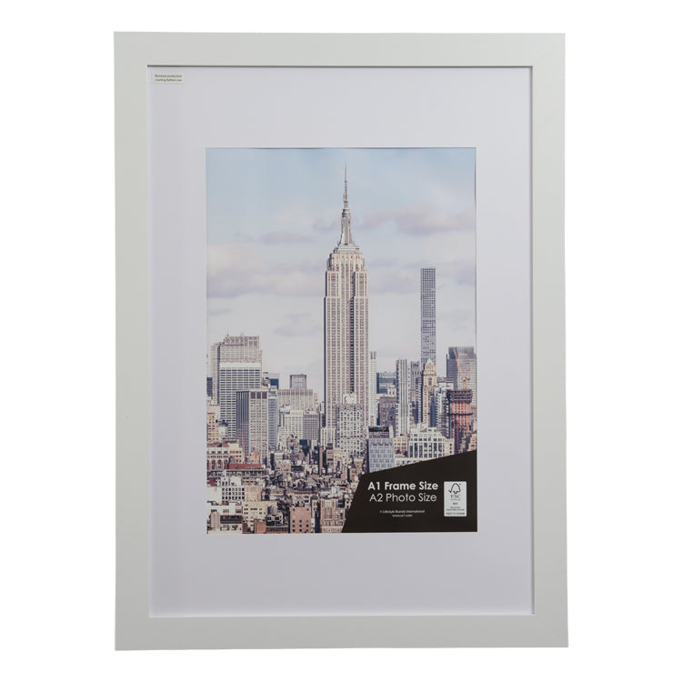 FSC Mix Cosmopolitan A1 White Frame with A2 Opening