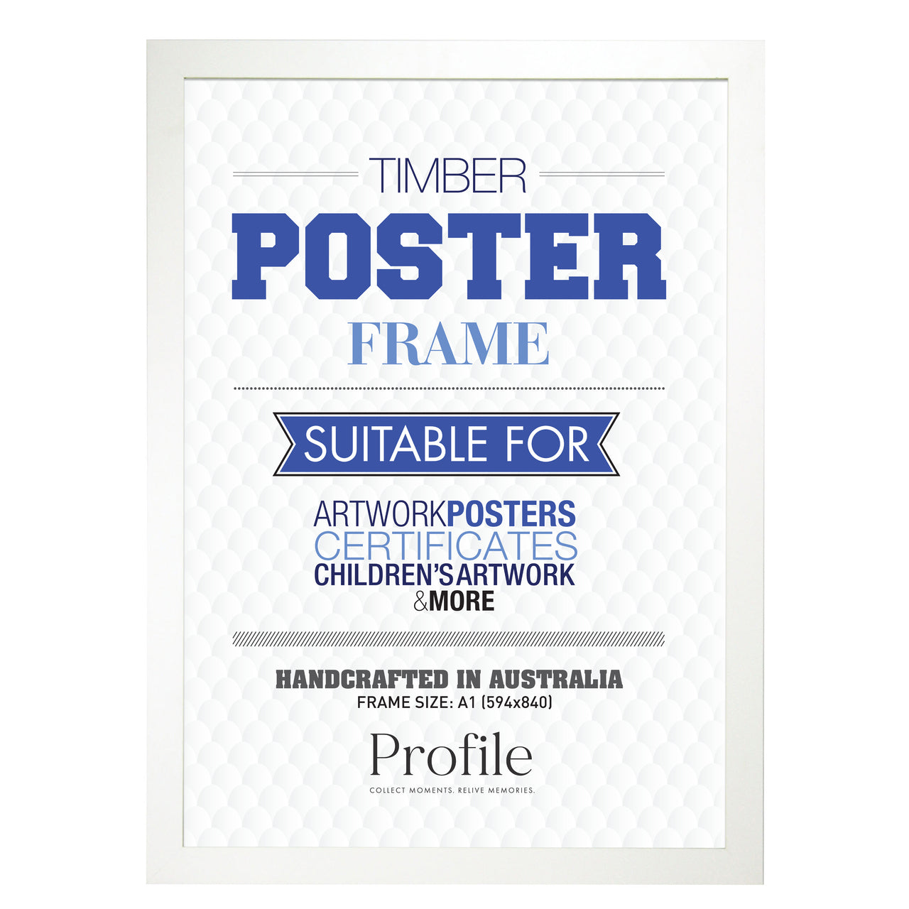 White A1 Poster Frame