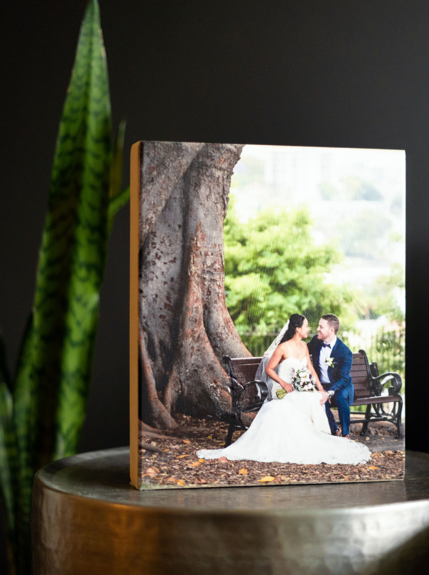 Photo Wood Block - Signature (24x29cm)