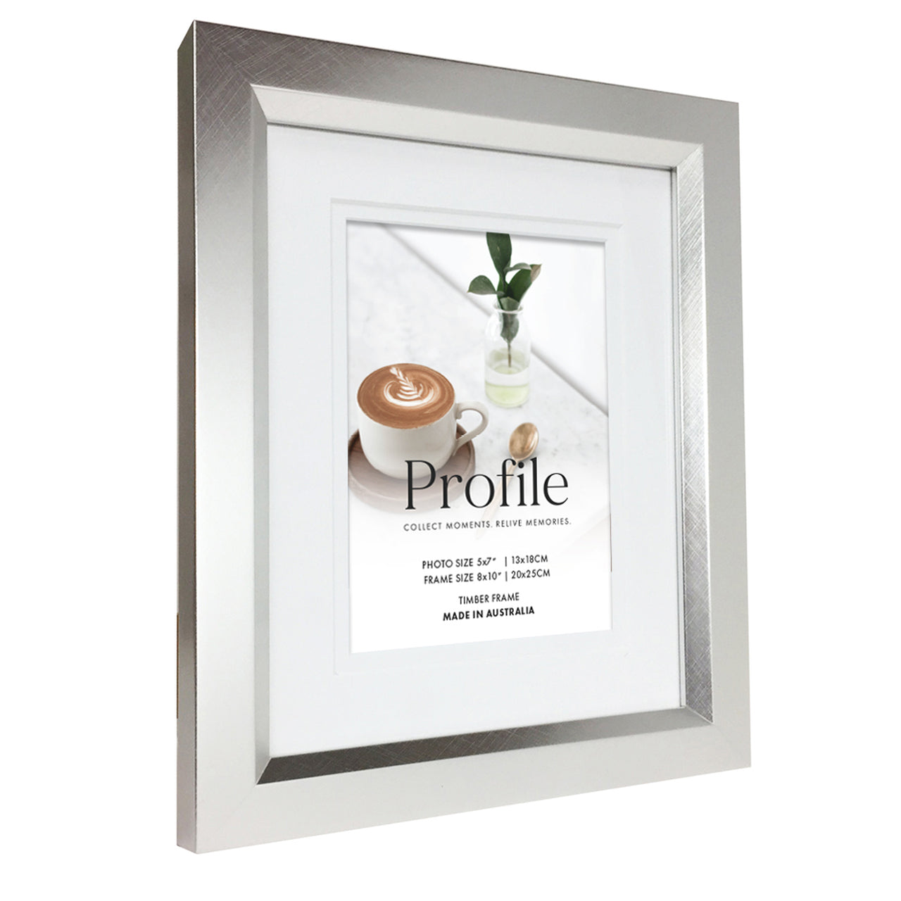Soho Silver Photo Frame with Matt Board