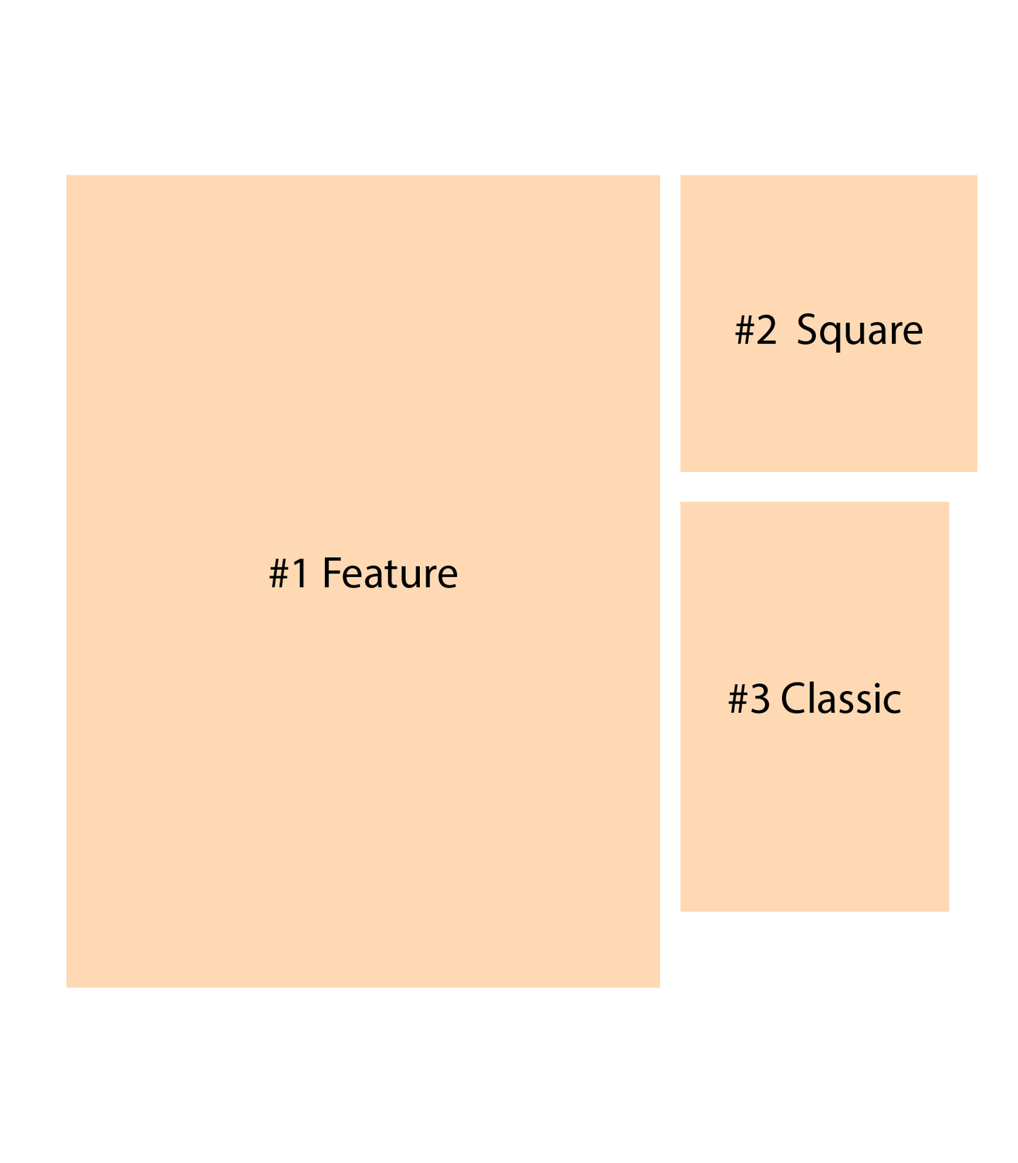 Metal Photo Print - Set of 3 (Feature, Square, Classic)