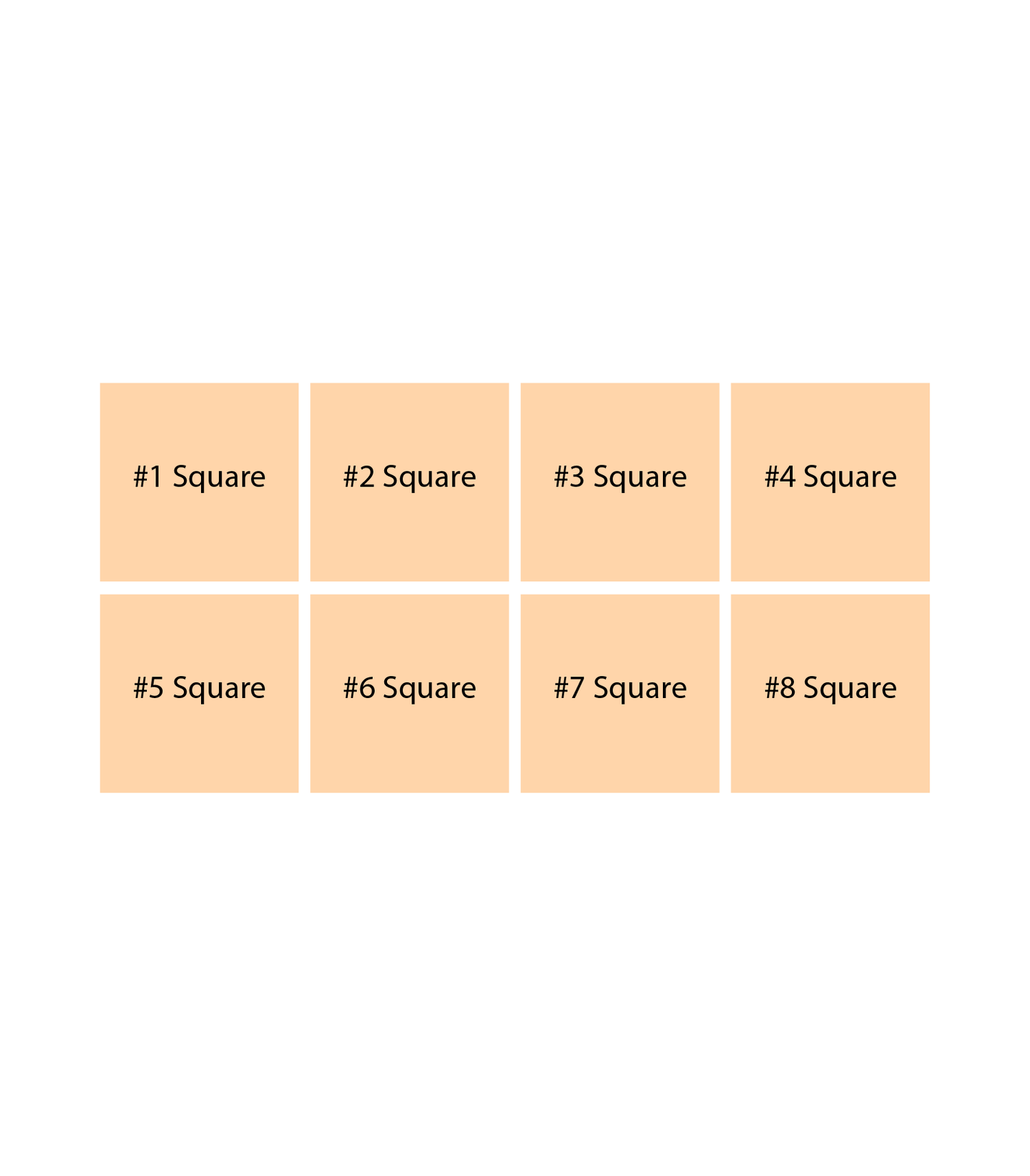 Metal Photo Print - Set of 8 (Square)
