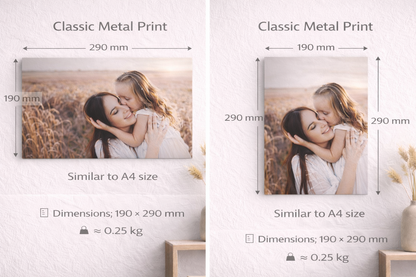Metal Photo Print - Classic (19x29cm)