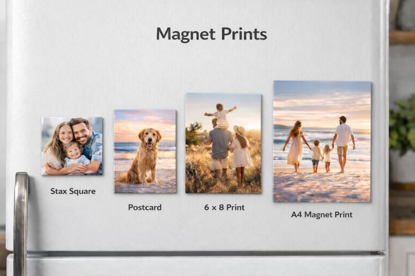 Magnet Photo Print - Large Postcard - 6x8" (15x20cm) - Similar to A5 - Personalised Print
