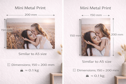 Metal Photo Print - Mini (15x20cm)
