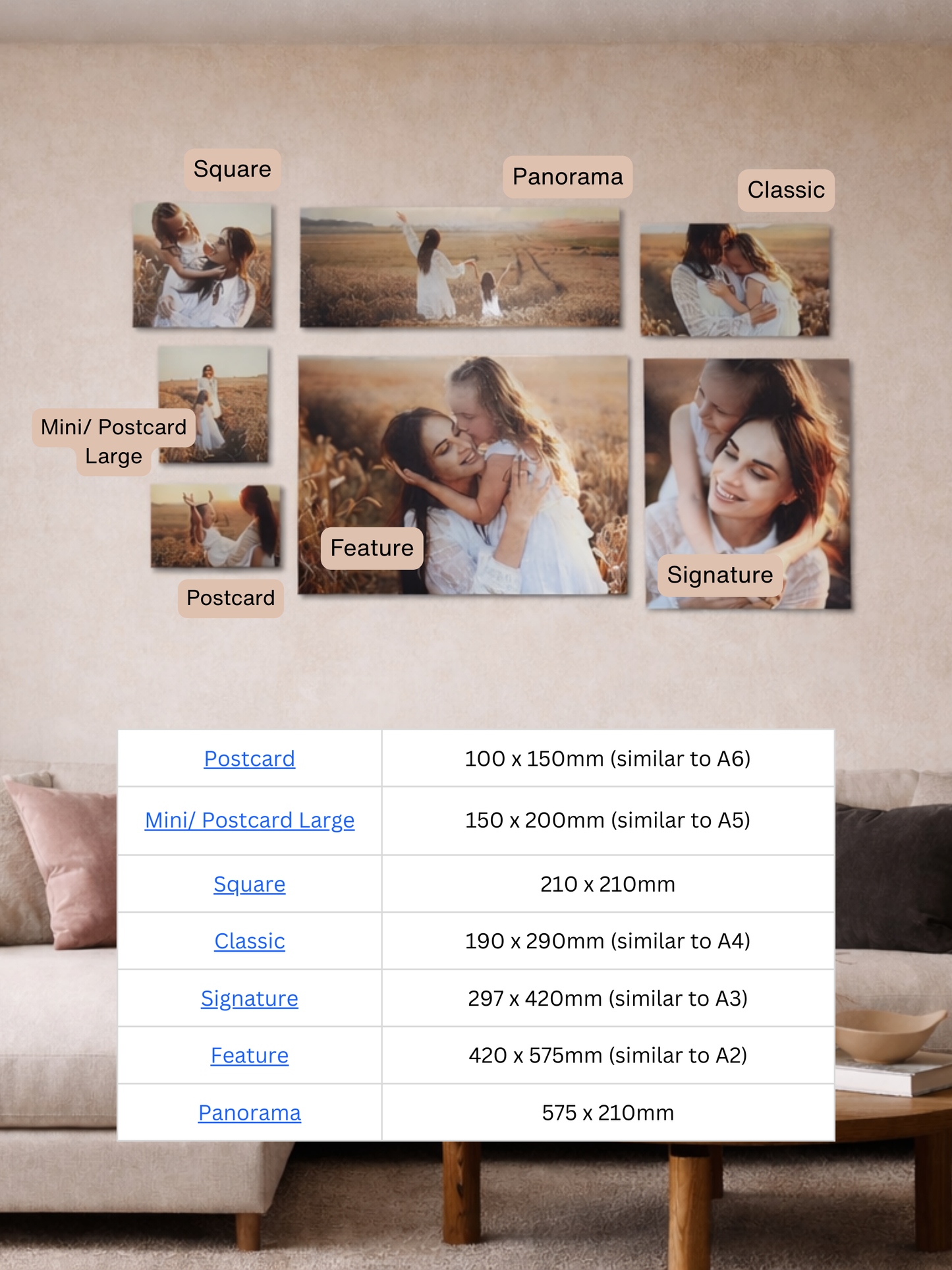 Metal Photo Print - Panorama (21x57.5cm)