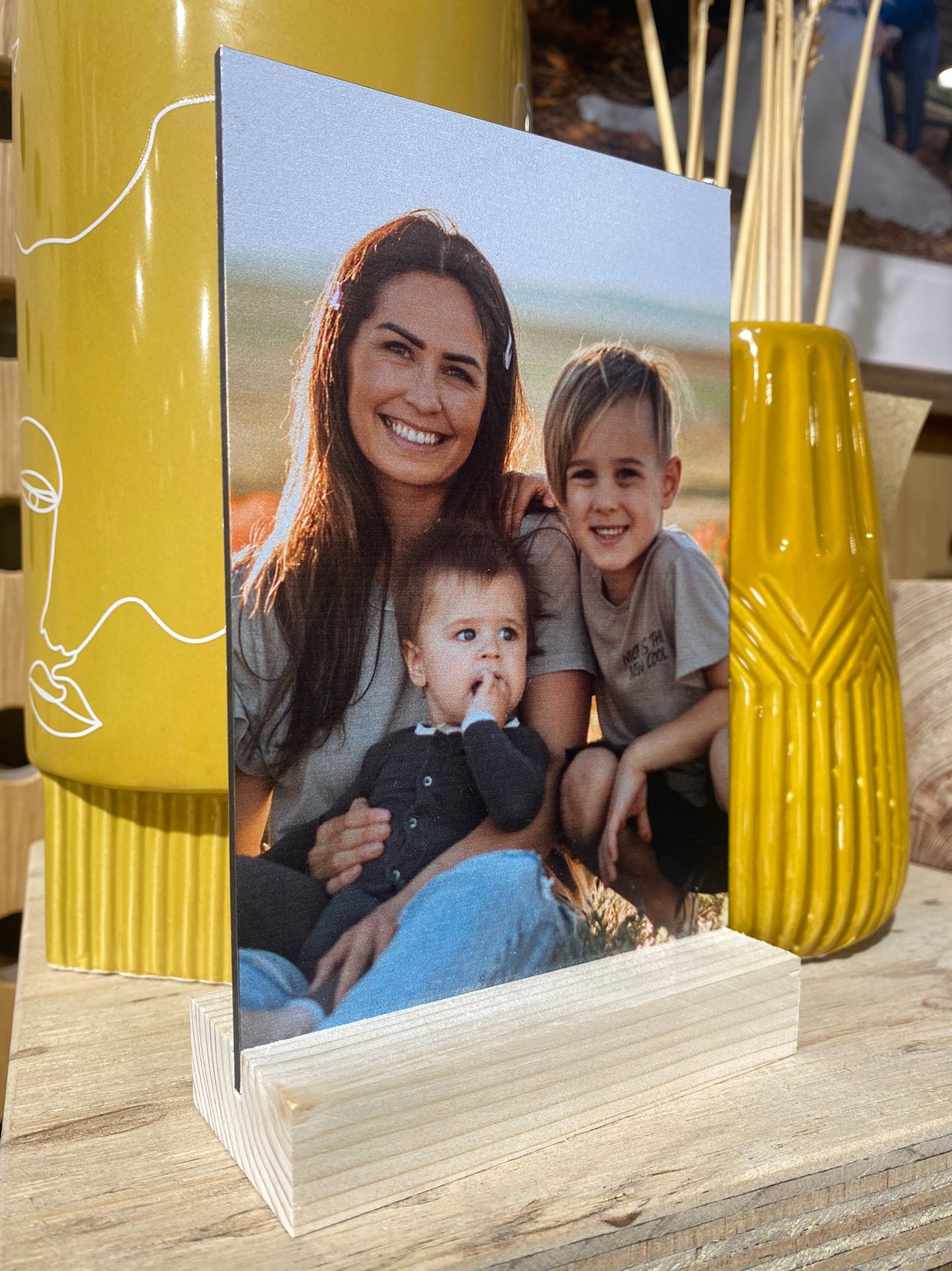 Wooden Display Stand for Kaieda Metal Prints