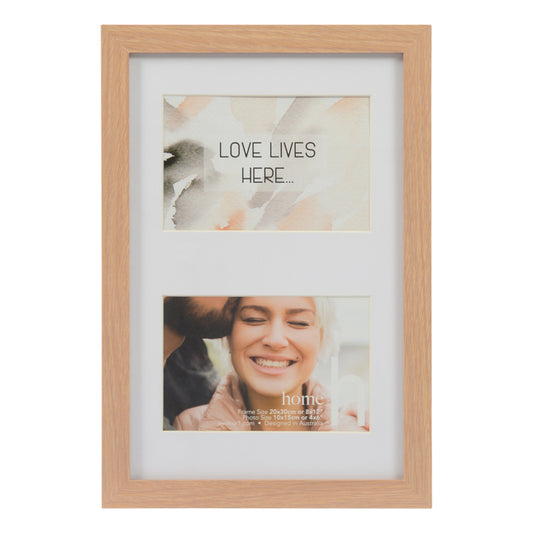 Home 8x12 Oak Frame with 2  4x6 Openings