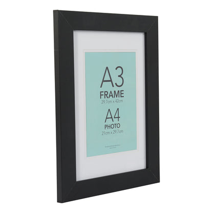 Poster Size Black Frame with matboards (A1/A2/A3)