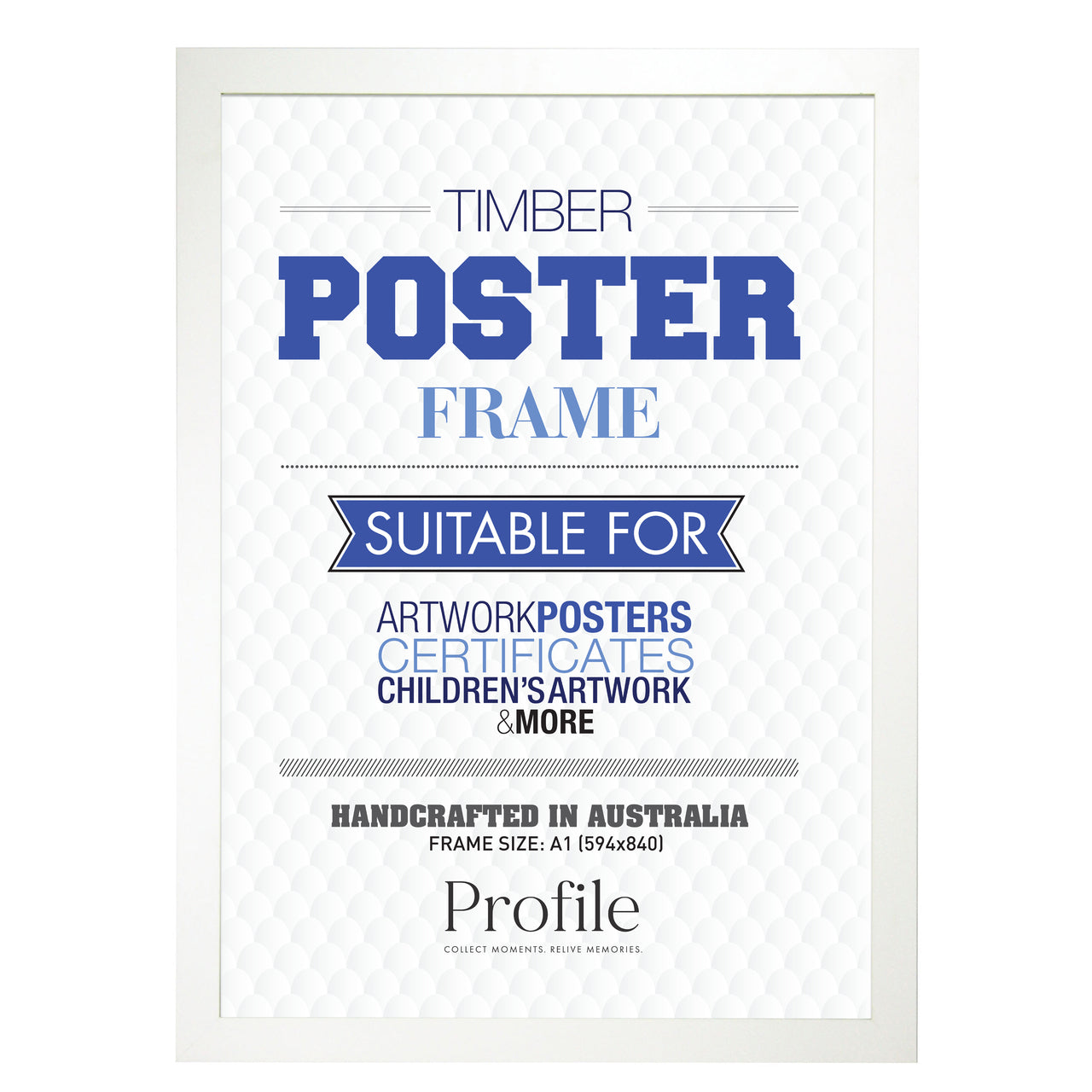 White 20x30 Poster Frame with 16x24 opening