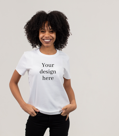 Custom Printed White T-Shirt - Adults