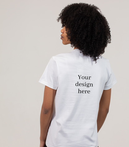 Custom Printed White T-Shirt - Adults