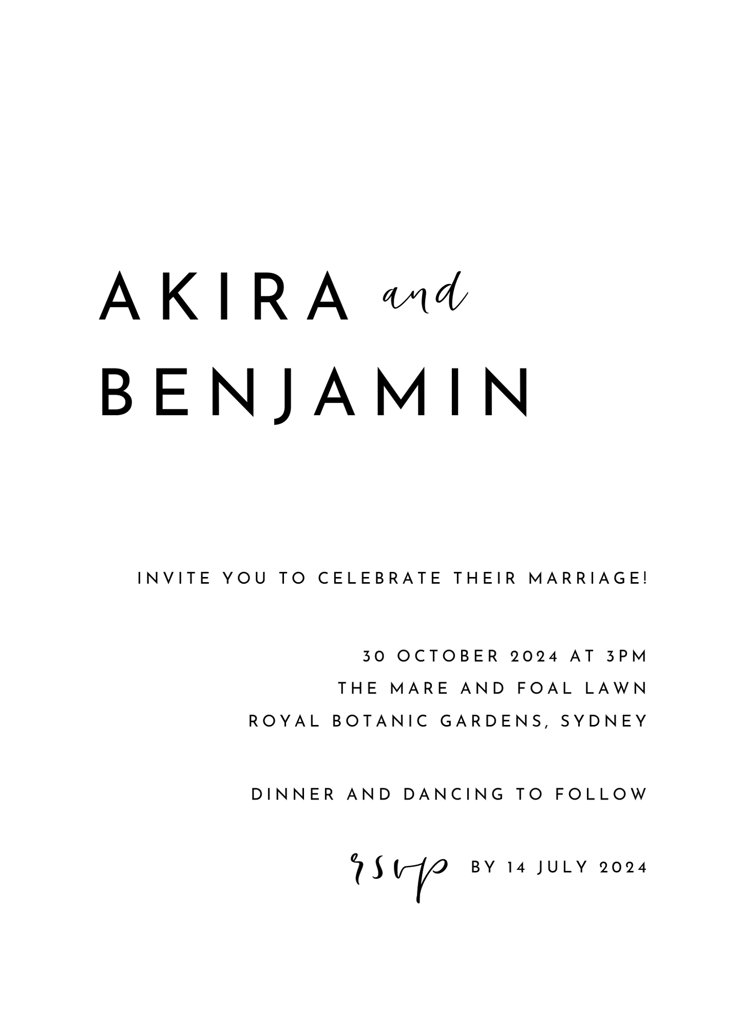 Wedding Invitations - Design and Prints