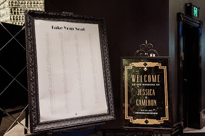 Wedding Welcome Sign