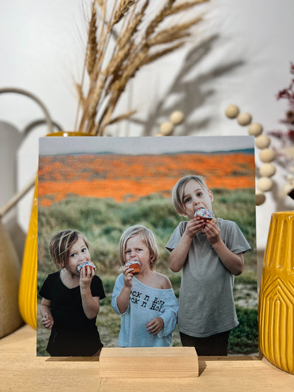 Metal Photo Print - Square (21x21cm)