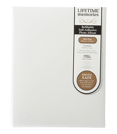 NCL Self Adhesive A4 Slim Refillable Album (Multiple Colours) for Photo Album