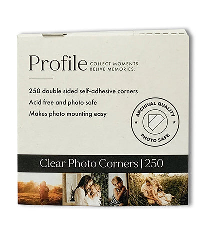 Profile Photo Corners 250 Pack Clear