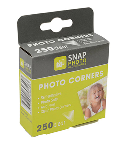 Photo Corners 250 Pack Clear