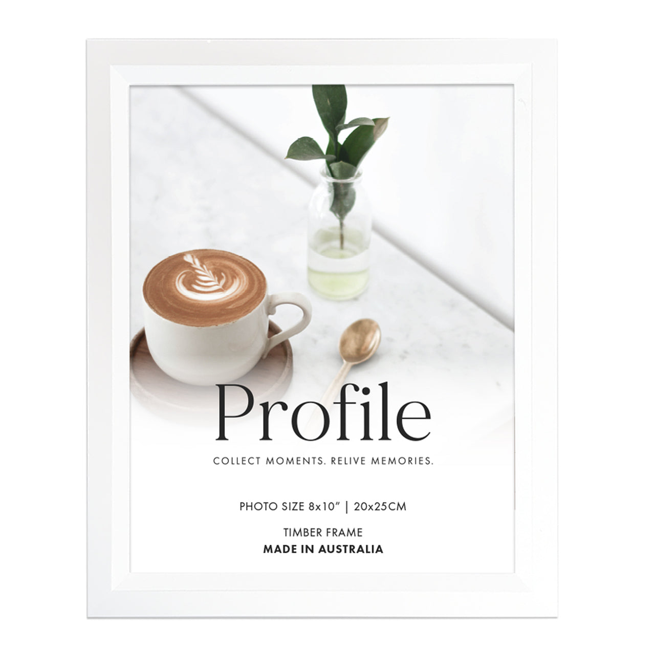 Soho White Wooden Photo Frame