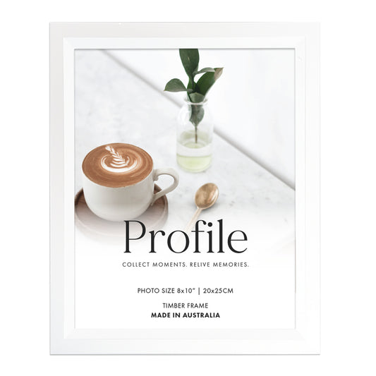 Soho White Wooden Photo Frame