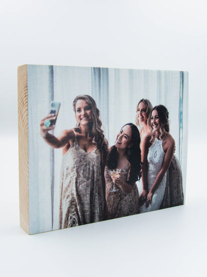 Photo Wood Block - Signature (24x29cm)